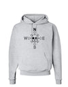 Compass Rose - Skull and Crossbones Hoodie Sweatshirt-Hoodie-TooLoud-AshGray-Small-Davson Sales