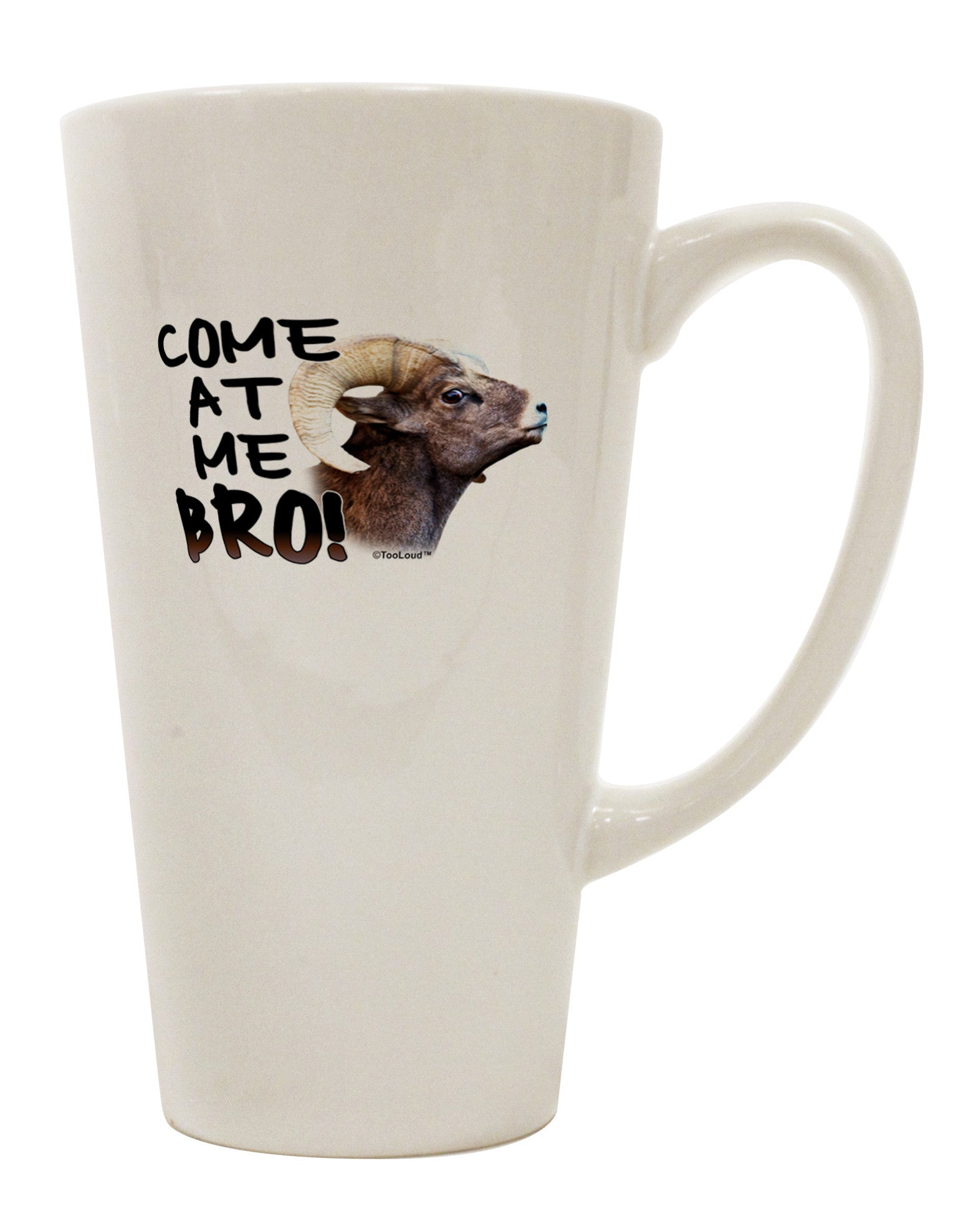 Conical Latte Coffee Mug - A Bold Statement for the Coffee Connoisseur TooLoud-Conical Latte Mug-TooLoud-White-Davson Sales