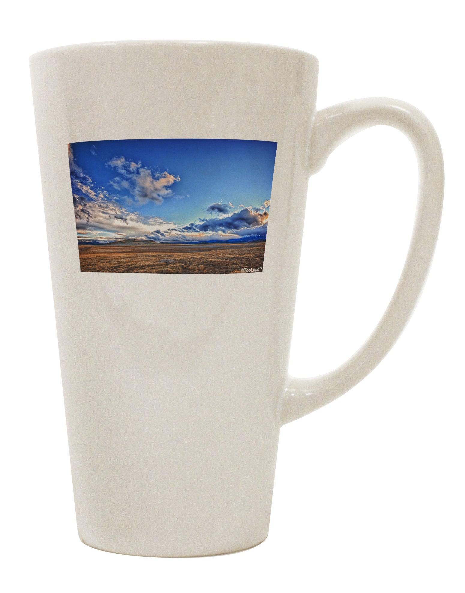 Conical Latte Coffee Mug - A Captivating Tribute to Garden of the Gods Colorado TooLoud-Conical Latte Mug-TooLoud-White-Davson Sales