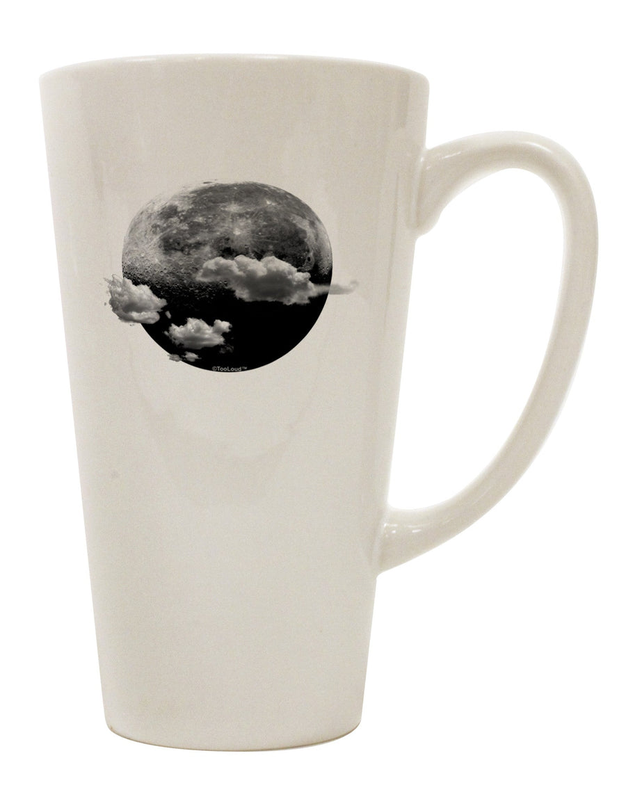 Conical Latte Coffee Mug - A Celestial Delight for Your Sipping Pleasure-Conical Latte Mug-TooLoud-White-Davson Sales