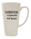 Conical Latte Coffee Mug - A Divine Choice for the Godmother's Sip - TooLoud-Conical Latte Mug-TooLoud-Davson Sales