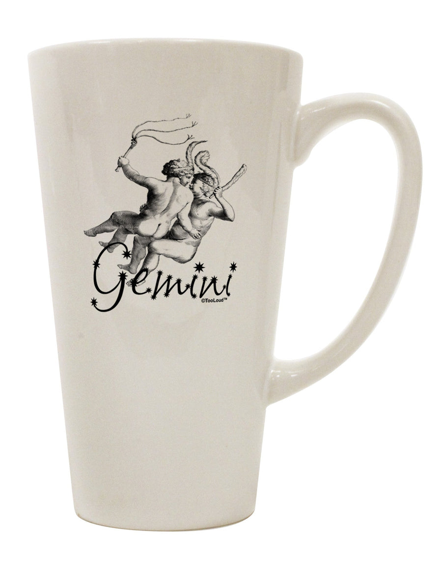 Conical Latte Coffee Mug - A Gemini Illustration Masterpiece - TooLoud-Conical Latte Mug-TooLoud-White-Davson Sales