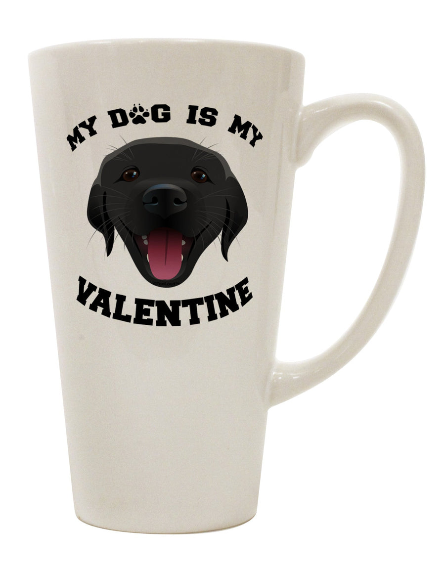 Conical Latte Coffee Mug - A Perfect Companion for Dog Lovers TooLoud-Conical Latte Mug-TooLoud-White-Davson Sales