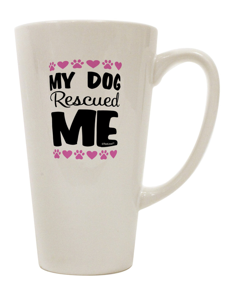 Conical Latte Coffee Mug - A Perfect Companion for Dog Lovers TooLoud-Conical Latte Mug-TooLoud-White-Davson Sales