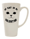 Conical Latte Coffee Mug - A Perfect Valentine's Day Gift for Cat Lovers by TooLoud-Conical Latte Mug-TooLoud-White-Davson Sales