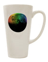 Conical Latte Coffee Mug - A Vibrant Rainbow Moon Delight TooLoud-Conical Latte Mug-TooLoud-White-Davson Sales