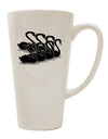 Conical Latte Coffee Mug - Expertly Crafted for a Delightful Sipping Experience-Conical Latte Mug-TooLoud-White-Davson Sales