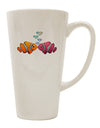 Conical Latte Coffee Mug - Expertly Crafted for a Delightful Sipping Experience-Conical Latte Mug-TooLoud-White-Davson Sales