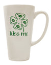 Conical Latte Coffee Mug - Expertly Crafted for a Kiss of Clover Elegance - TooLoud-Conical Latte Mug-TooLoud-White-Davson Sales