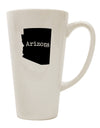Conical Latte Coffee Mug - Expertly Crafted for Arizona Drinkware Enthusiasts - TooLoud-Conical Latte Mug-TooLoud-White-Davson Sales