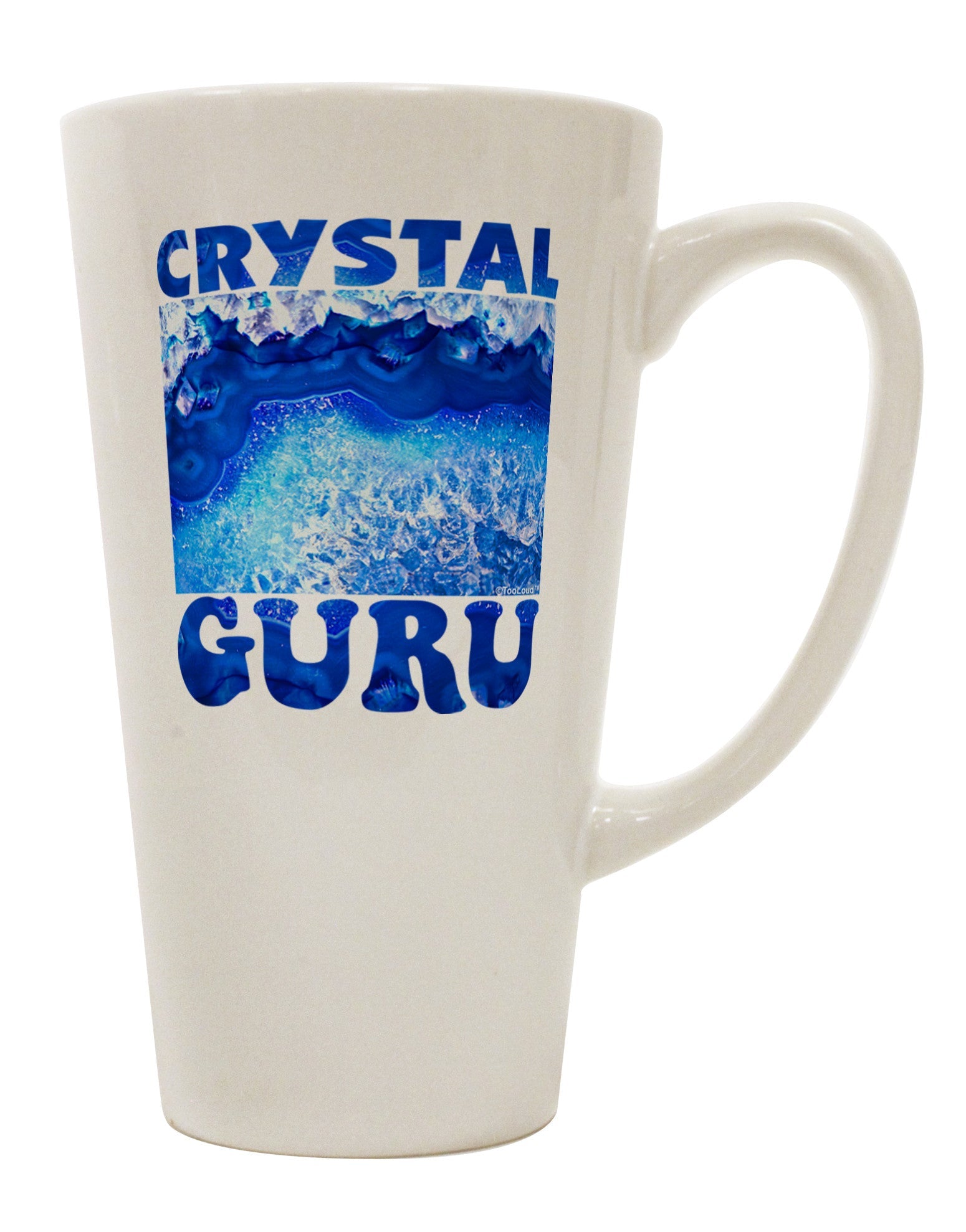 Conical Latte Coffee Mug - Expertly Crafted for Crystal Clarity and Elegance - TooLoud-Conical Latte Mug-TooLoud-White-Davson Sales