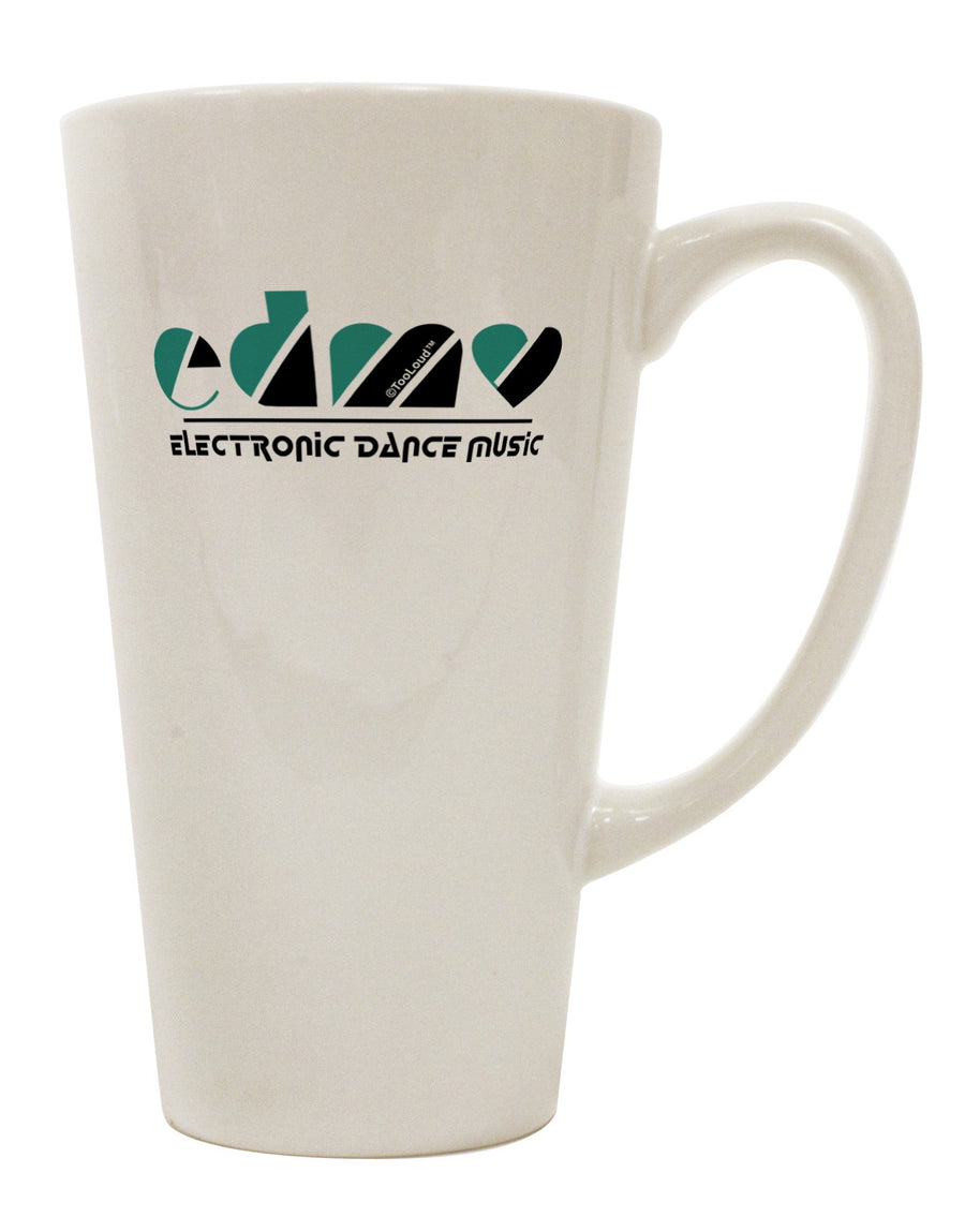 Conical Latte Coffee Mug - Expertly Crafted for EDM Enthusiasts-Conical Latte Mug-TooLoud-White-Davson Sales