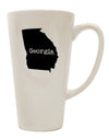 Conical Latte Coffee Mug - Expertly Crafted for Georgia Coffee Lovers - TooLoud-Conical Latte Mug-TooLoud-White-Davson Sales