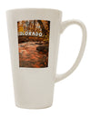 Conical Latte Coffee Mug - Expertly Crafted for Mt Shavano Colorado Enthusiasts - TooLoud-Conical Latte Mug-TooLoud-White-Davson Sales