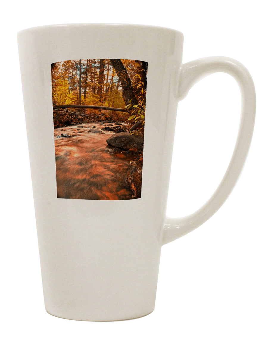 Conical Latte Coffee Mug - Expertly Crafted for Mt Shavano Colorado Enthusiasts - TooLoud-Conical Latte Mug-TooLoud-White-Davson Sales