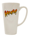 Conical Latte Coffee Mug - Expertly Crafted for Onomatopoeia BAMM - TooLoud-Conical Latte Mug-TooLoud-White-Davson Sales