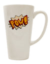 Conical Latte Coffee Mug - Expertly Crafted for Onomatopoeia Enthusiasts - TooLoud-Conical Latte Mug-TooLoud-White-Davson Sales