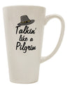Conical Latte Coffee Mug - Expertly Crafted for Pilgrim Enthusiasts - TooLoud-Conical Latte Mug-TooLoud-Davson Sales