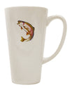 Conical Latte Coffee Mug - Expertly Crafted for Rainbow Trout Enthusiasts - TooLoud-Conical Latte Mug-TooLoud-White-Davson Sales