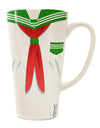 Conical Latte Coffee Mug - Expertly Crafted Green School Uniform Costume Design - Ideal for Sipping in Style! - TooLoud-Conical Latte Mug-TooLoud-White-Davson Sales