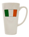 Conical Latte Coffee Mug featuring the Irish Flag - Symbol of Ireland - TooLoud-Conical Latte Mug-TooLoud-White-Davson Sales