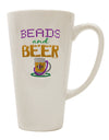 Conical Latte Coffee Mug for Beads and Beer Enthusiasts - TooLoud-Conical Latte Mug-TooLoud-White-Davson Sales