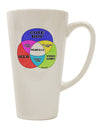 Conical Latte Coffee Mug for Beer Enthusiasts and Gamers - TooLoud-Conical Latte Mug-TooLoud-White-Davson Sales