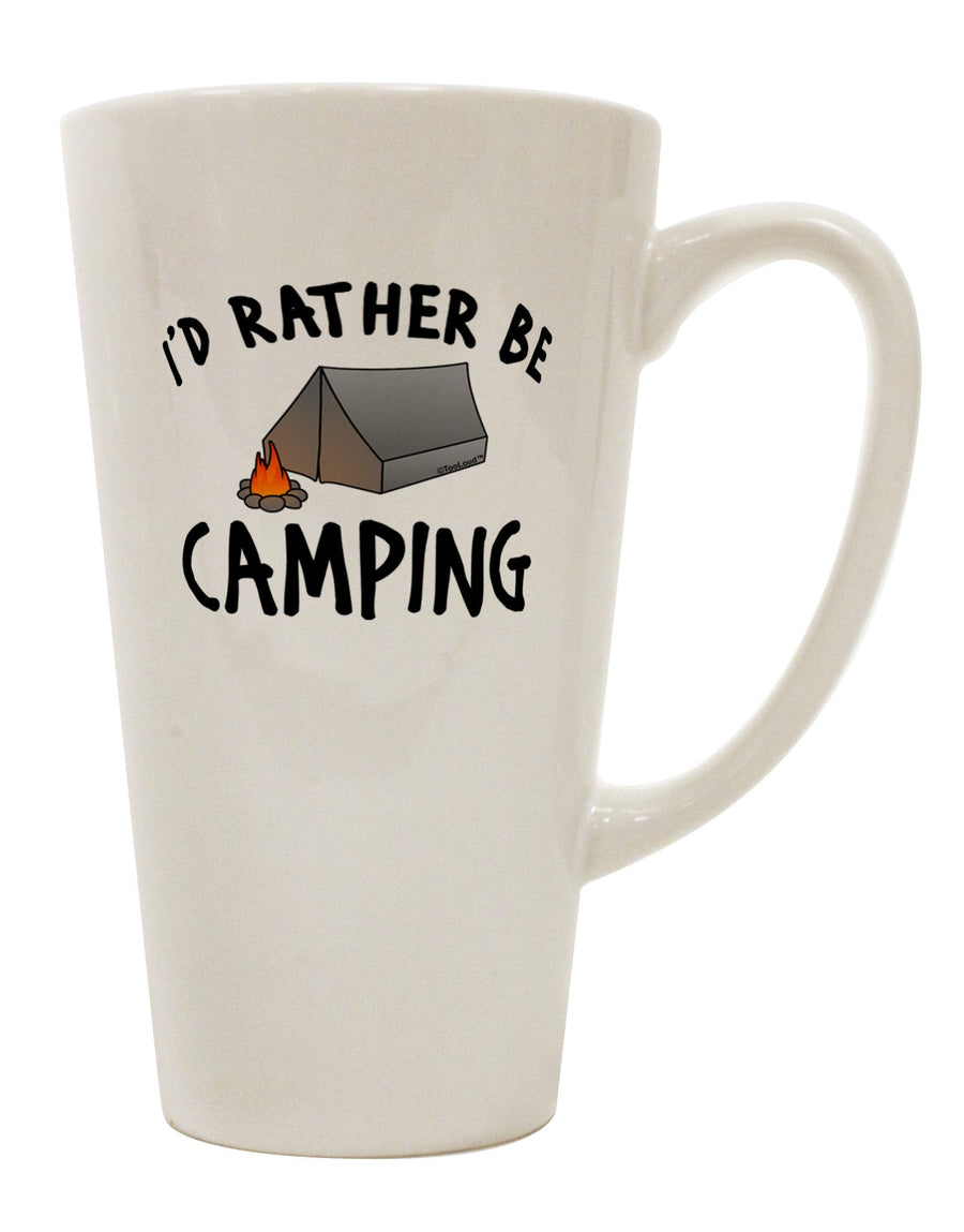 Conical Latte Coffee Mug for Camping Enthusiasts - TooLoud-Conical Latte Mug-TooLoud-White-Davson Sales