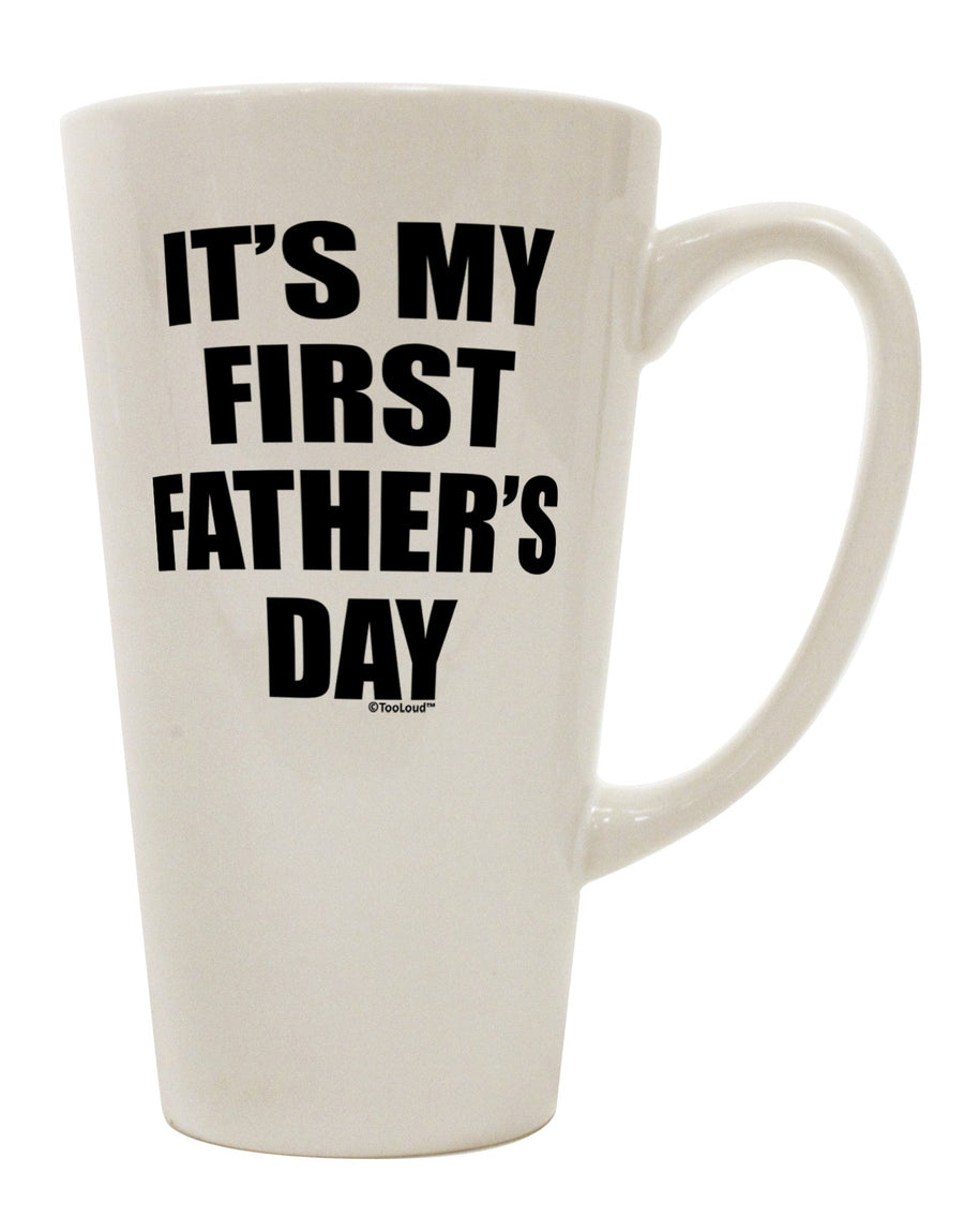 Conical Latte Coffee Mug for Celebrating Father's Day - TooLoud-Conical Latte Mug-TooLoud-White-Davson Sales