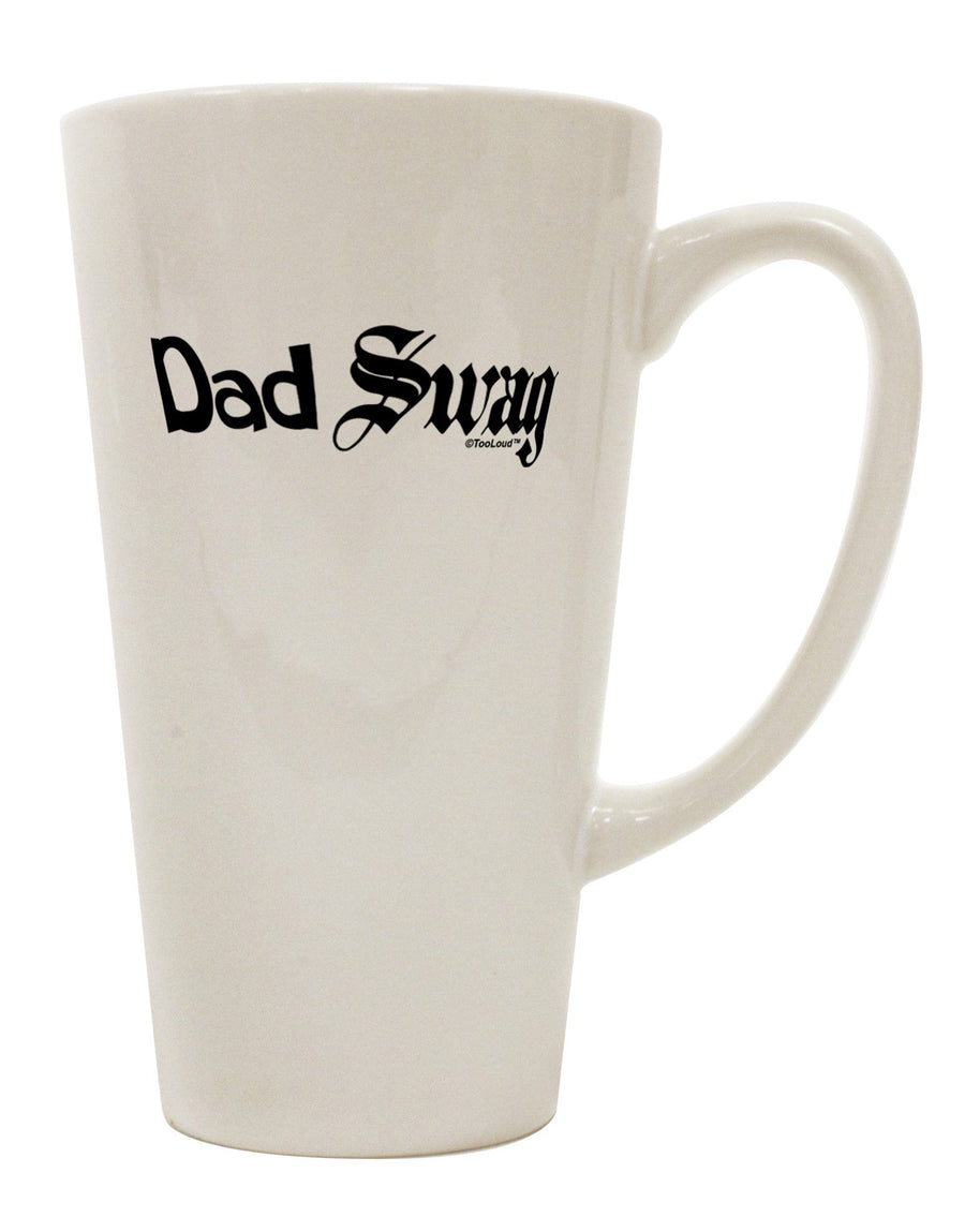 Conical Latte Coffee Mug for Dads - Expertly Crafted by TooLoud-Conical Latte Mug-TooLoud-White-Davson Sales