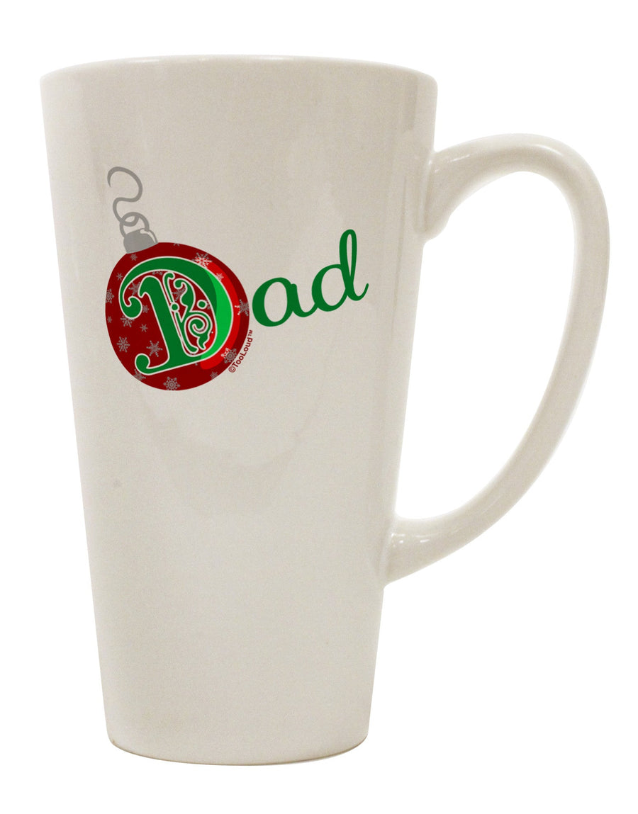 Conical Latte Coffee Mug for Dads - Perfectly Coordinated Family Ornament - Enhance Your Sipping Experience with Style and Elegance - TooLoud-Conical Latte Mug-TooLoud-White-Davson Sales