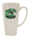 Conical Latte Coffee Mug for Embracing Irish Spirit - TooLoud-Conical Latte Mug-TooLoud-White-Davson Sales