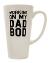 Conical Latte Coffee Mug for Embracing the Dad Bod - TooLoud-Conical Latte Mug-TooLoud-White-Davson Sales