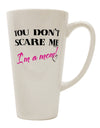 Conical Latte Coffee Mug for Fearless Moms - TooLoud-Conical Latte Mug-TooLoud-White-Davson Sales