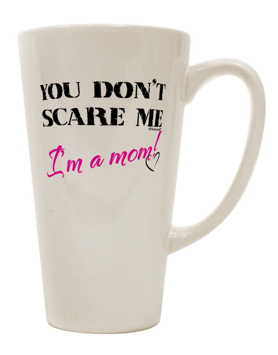 Conical Latte Coffee Mug for Fearless Moms - TooLoud-Conical Latte Mug-TooLoud-White-Davson Sales