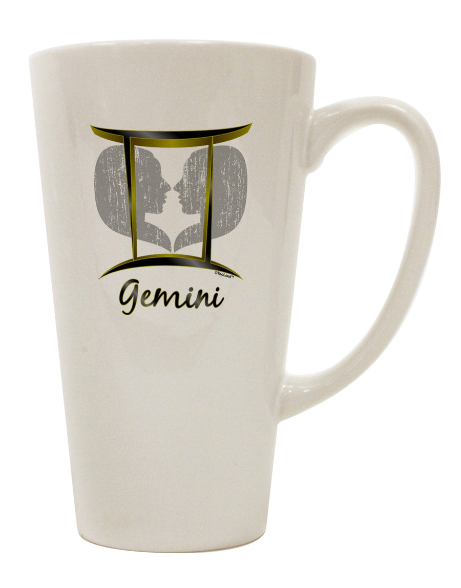 Conical Latte Coffee Mug for Gemini Symbol - TooLoud-Conical Latte Mug-TooLoud-White-Davson Sales