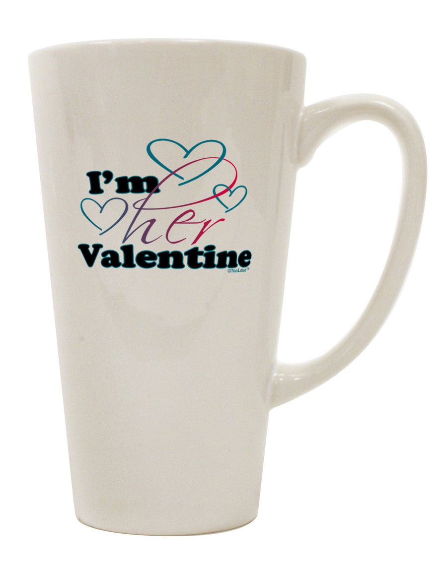 Conical Latte Coffee Mug for HER - Perfect for Valentine's Day Celebrations! - TooLoud-Conical Latte Mug-TooLoud-White-Davson Sales