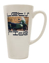 Conical Latte Coffee Mug for Motorcycle Enthusiasts - TooLoud-Conical Latte Mug-TooLoud-White-Davson Sales