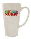 Conical Latte Coffee Mug for Nicu Nurses - Expertly Crafted Drinkware TooLoud-Conical Latte Mug-TooLoud-White-Davson Sales