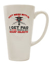 Conical Latte Coffee Mug for Nurses - Assertive and Bold - TooLoud-Conical Latte Mug-TooLoud-White-Davson Sales