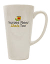 Conical Latte Coffee Mug for Nurses - Enhance Your Caffeine Experience! - TooLoud-Conical Latte Mug-TooLoud-White-Davson Sales