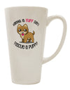 Conical Latte Coffee Mug for Rescuing Puppies - TooLoud-Conical Latte Mug-TooLoud-White-Davson Sales