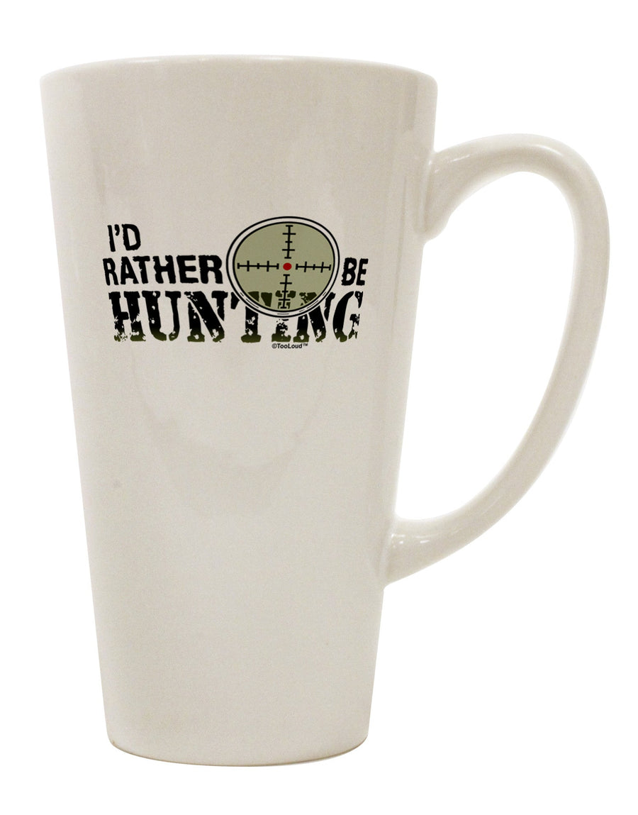 Conical Latte Coffee Mug for the Avid Hunter - TooLoud-Conical Latte Mug-TooLoud-White-Davson Sales