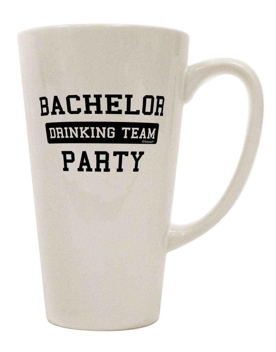Conical Latte Coffee Mug for the Bachelor Party Drinking Team - TooLoud-Conical Latte Mug-TooLoud-White-Davson Sales