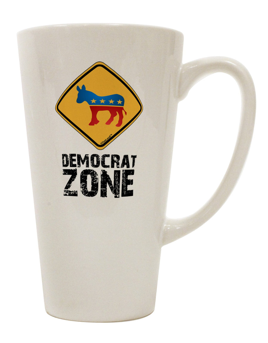 Conical Latte Coffee Mug for the Democratic Enthusiast - TooLoud-Conical Latte Mug-TooLoud-White-Davson Sales