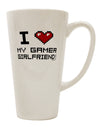 Conical Latte Coffee Mug for the Devoted Gamer Girlfriend - TooLoud-Conical Latte Mug-TooLoud-White-Davson Sales