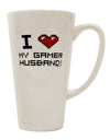 Conical Latte Coffee Mug for the Devoted Gamer Husband - TooLoud-Conical Latte Mug-TooLoud-White-Davson Sales