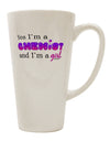 Conical Latte Coffee Mug for the Discerning Chemist - TooLoud-Conical Latte Mug-TooLoud-White-Davson Sales