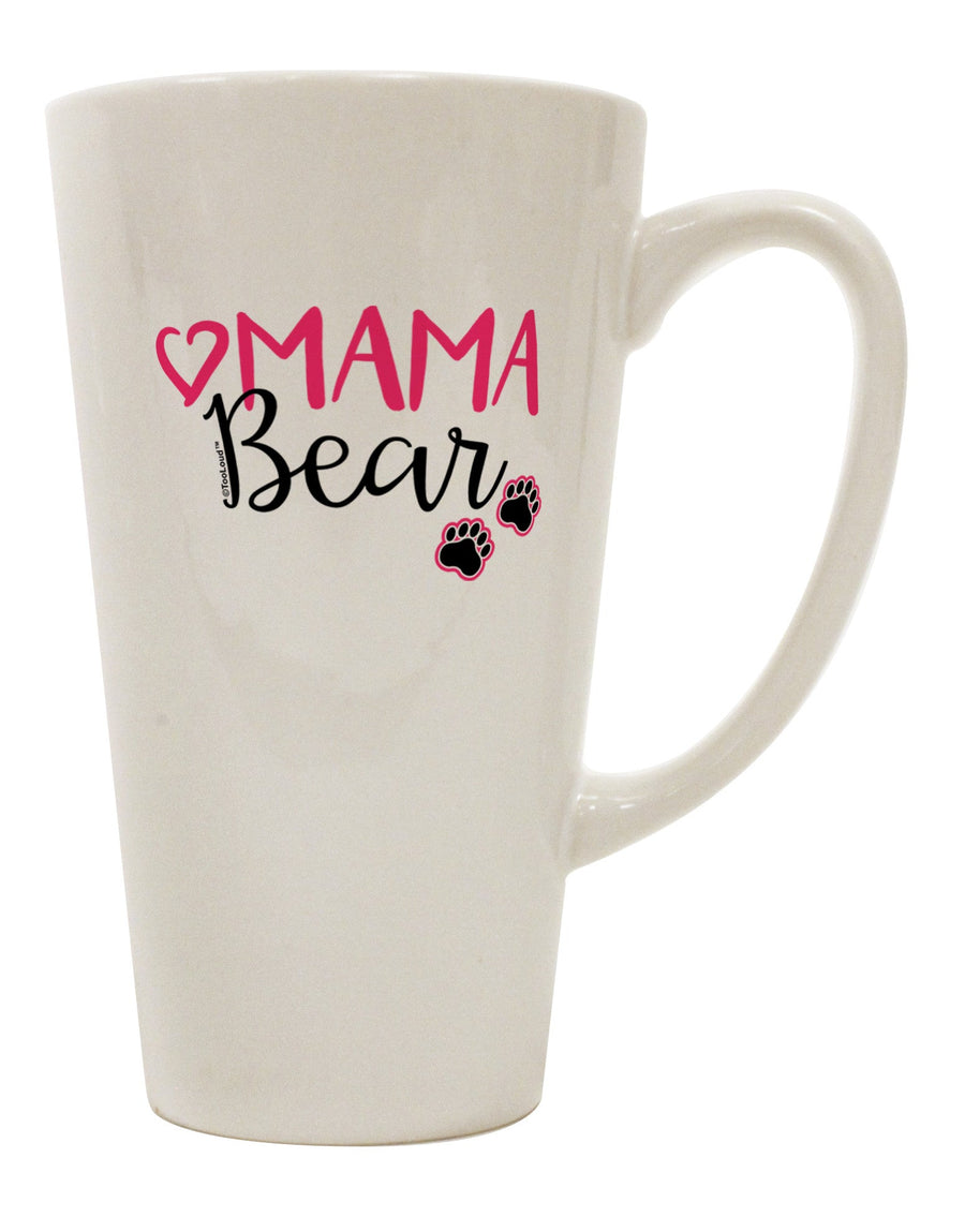 Conical Latte Coffee Mug for the Discerning Mama Bear - TooLoud-Conical Latte Mug-TooLoud-White-Davson Sales