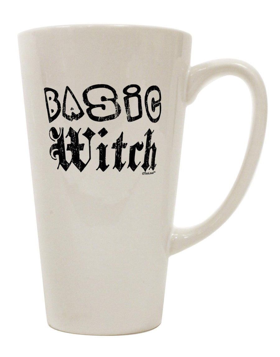 Conical Latte Coffee Mug for the Discerning Witch - TooLoud-Conical Latte Mug-TooLoud-White-Davson Sales